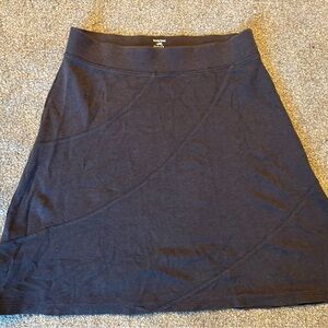 Horny Toad Charcoal A-Line Skirt